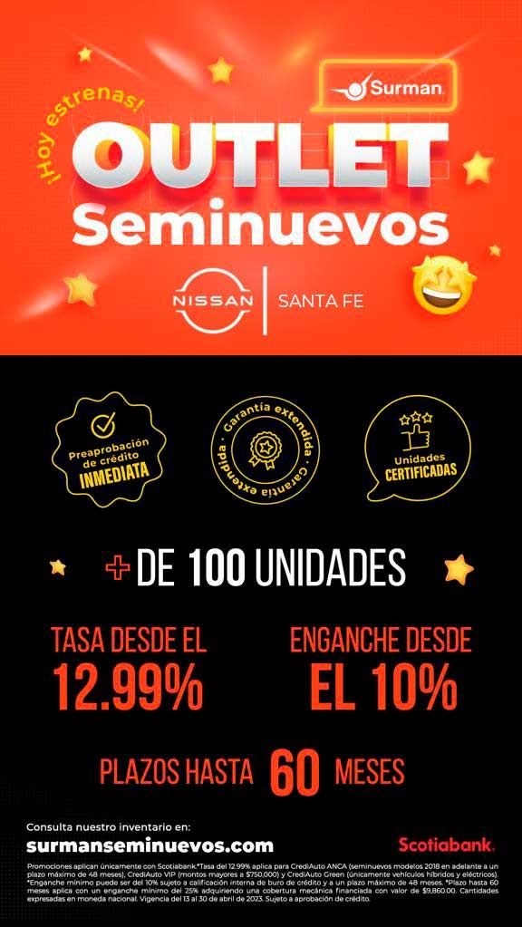 Mailing de outlet de seminuevos enviado por Zaztre