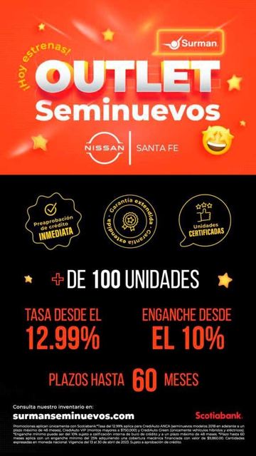 Outlet de seminuevos