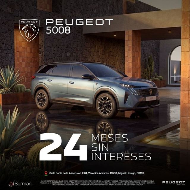 Peugeot 5008 · meses sin intereses