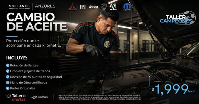 Taller · cambio de aceite