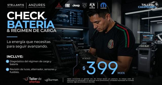 Taller · check de batería
