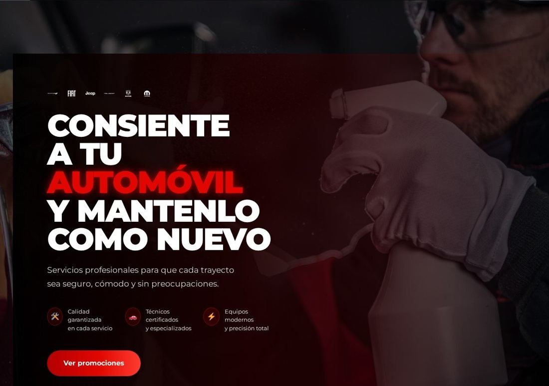 Captura de landing page de campaña de distribuidor europeo